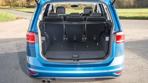 Volkswagen Touran boot when third row of seats is folded