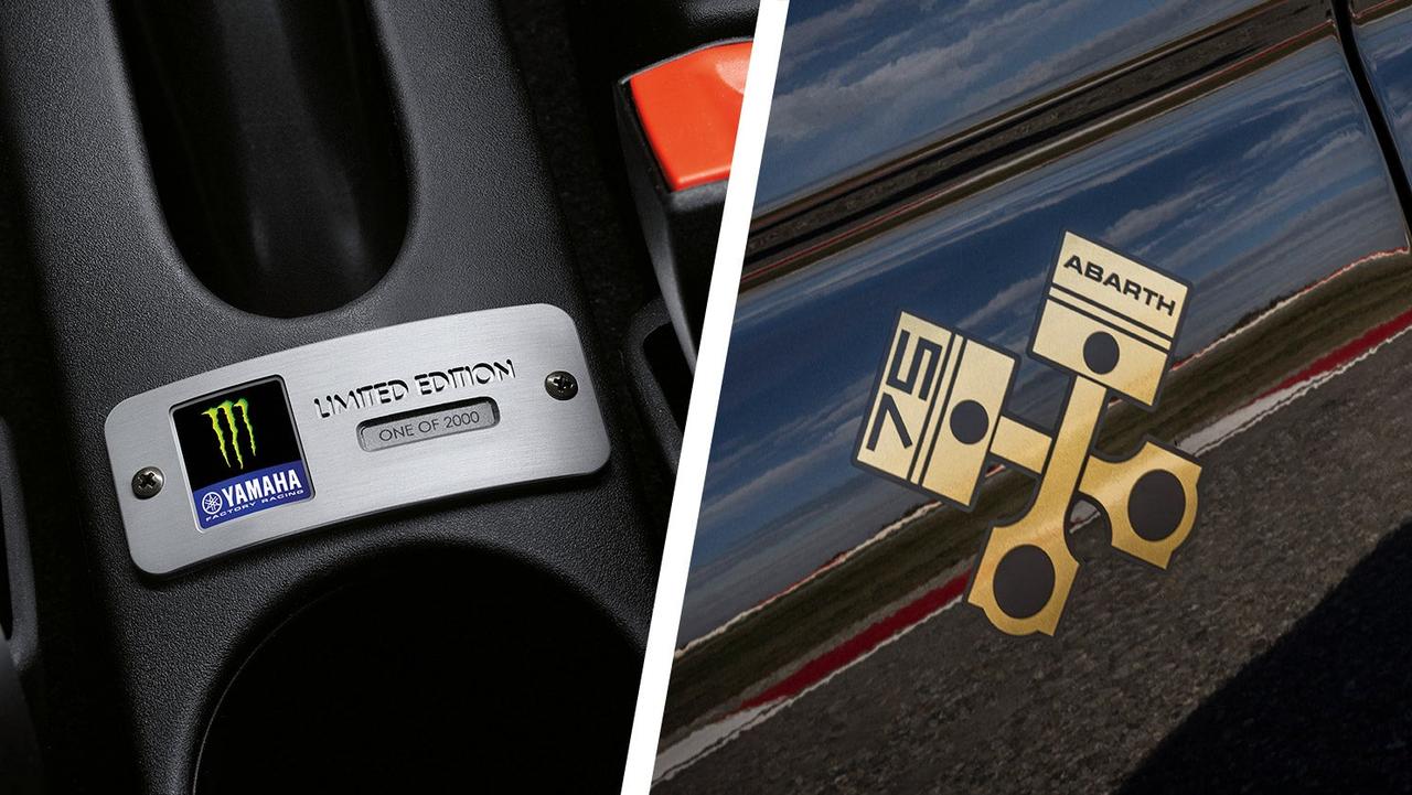 Abarth 595 vs 695 – special edition badge detail