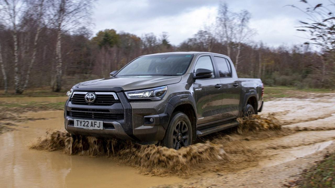 Toyota Hilux in green