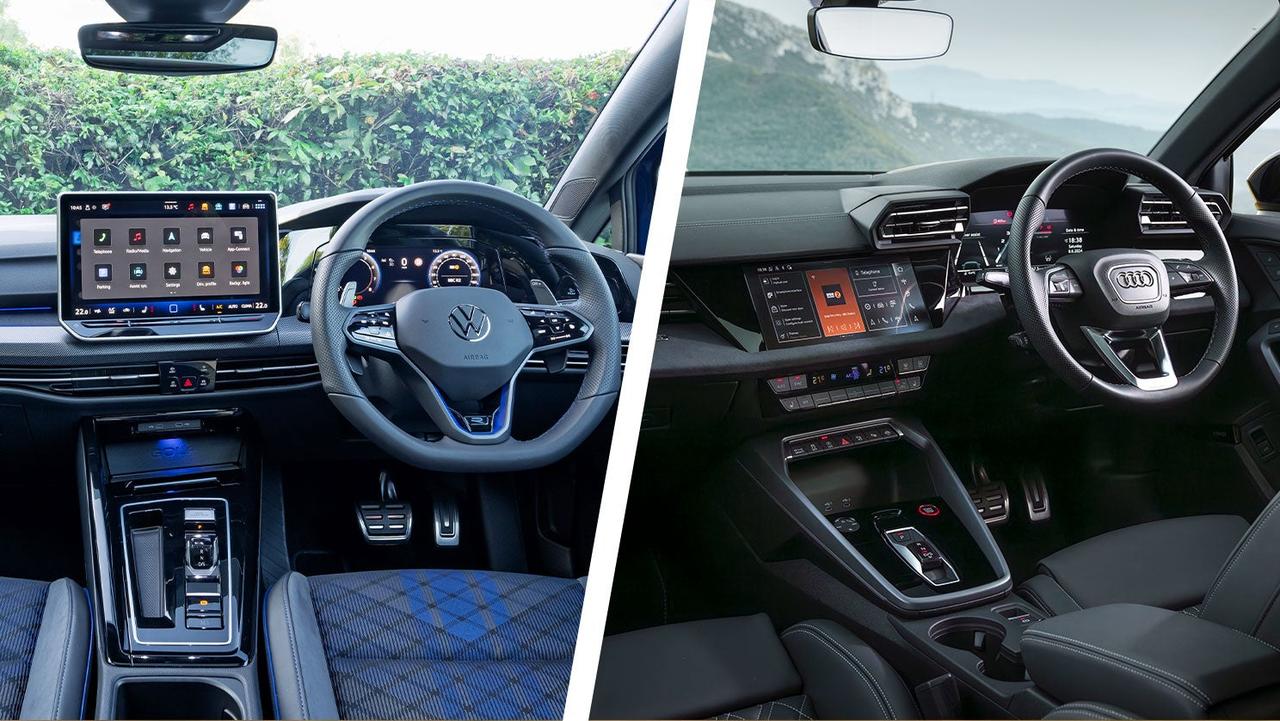 VW Golf R vs Audi S3 interior