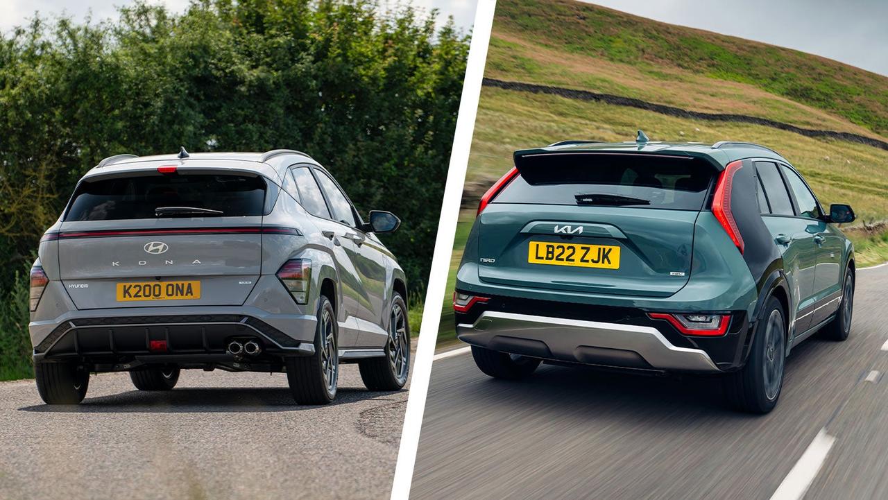 Hyundai Kona vs Kia Niro rear
