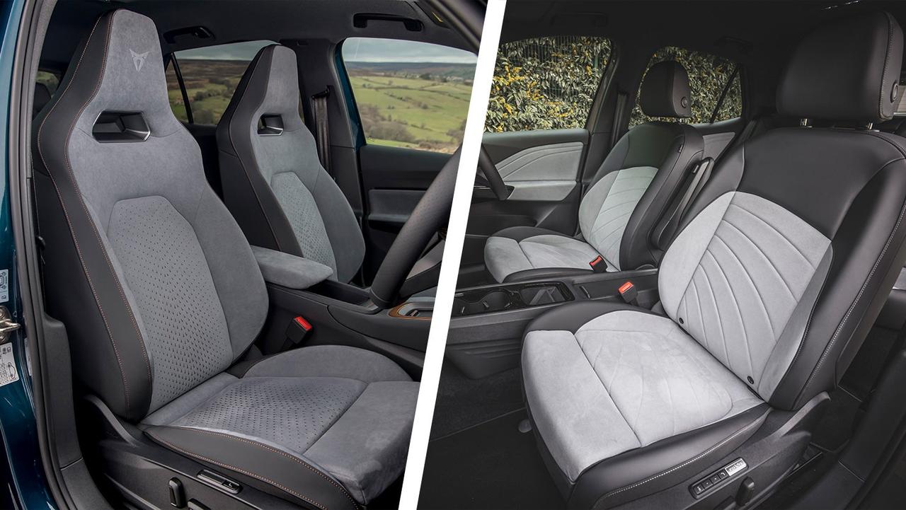 Cupra Born vs Volkswagen ID.3 seats