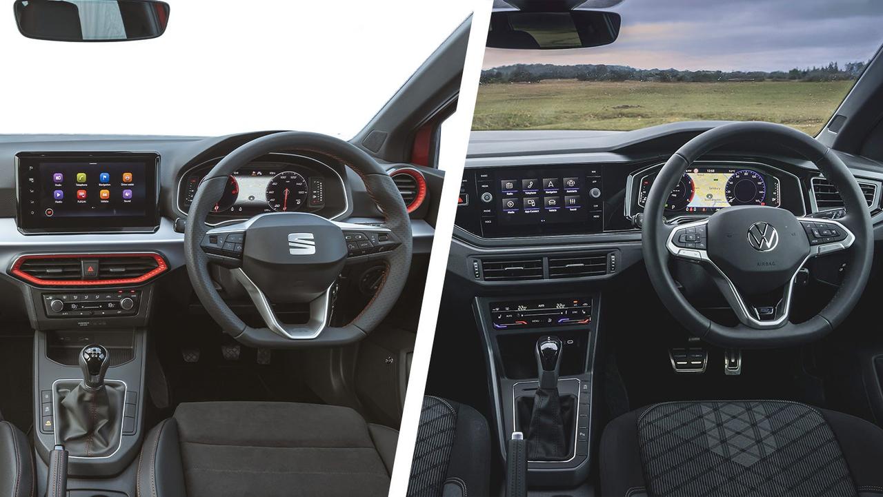 SEAT Ibiza vs VW Polo interior