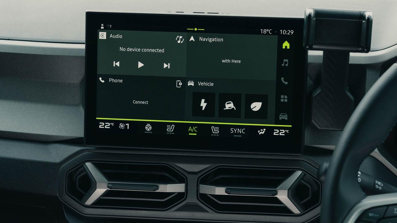 Dacia Bigster touchscreen