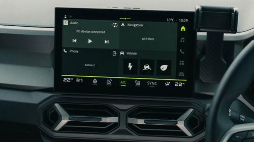 Dacia Bigster touchscreen