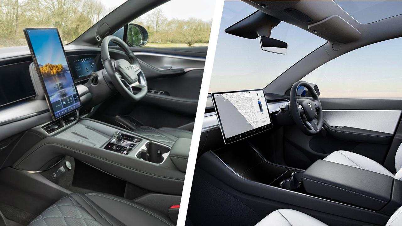 BYD vs Tesla interior