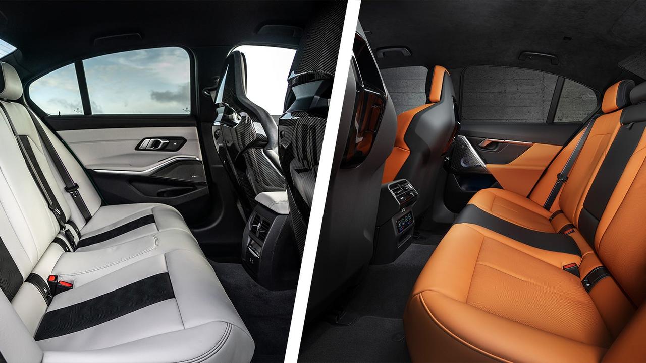 BMW M3 vs M5 rear seats