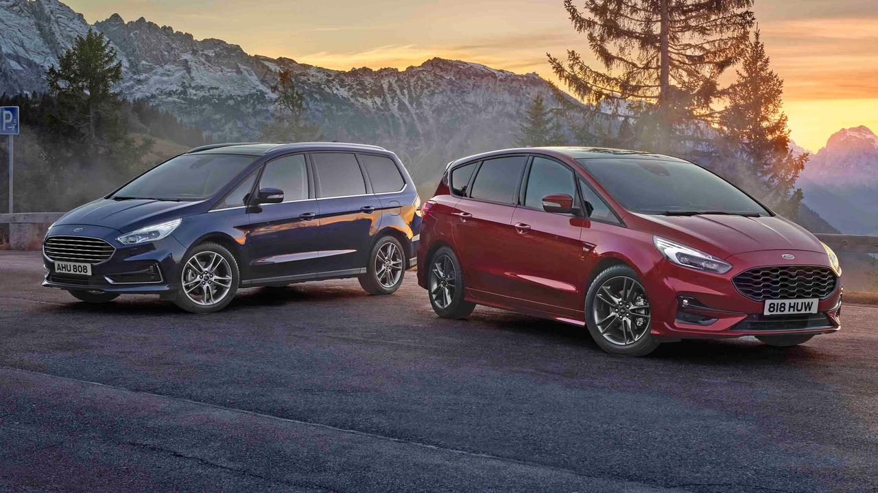 Ford Galaxy and S-Max parked together