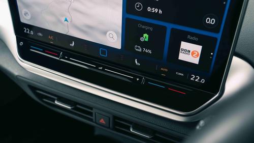 Volkswagen ID.4 climate control sliders