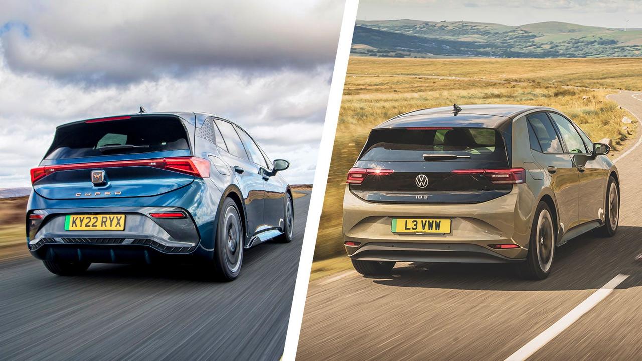 Cupra Born vs Volkswagen ID.3 rear