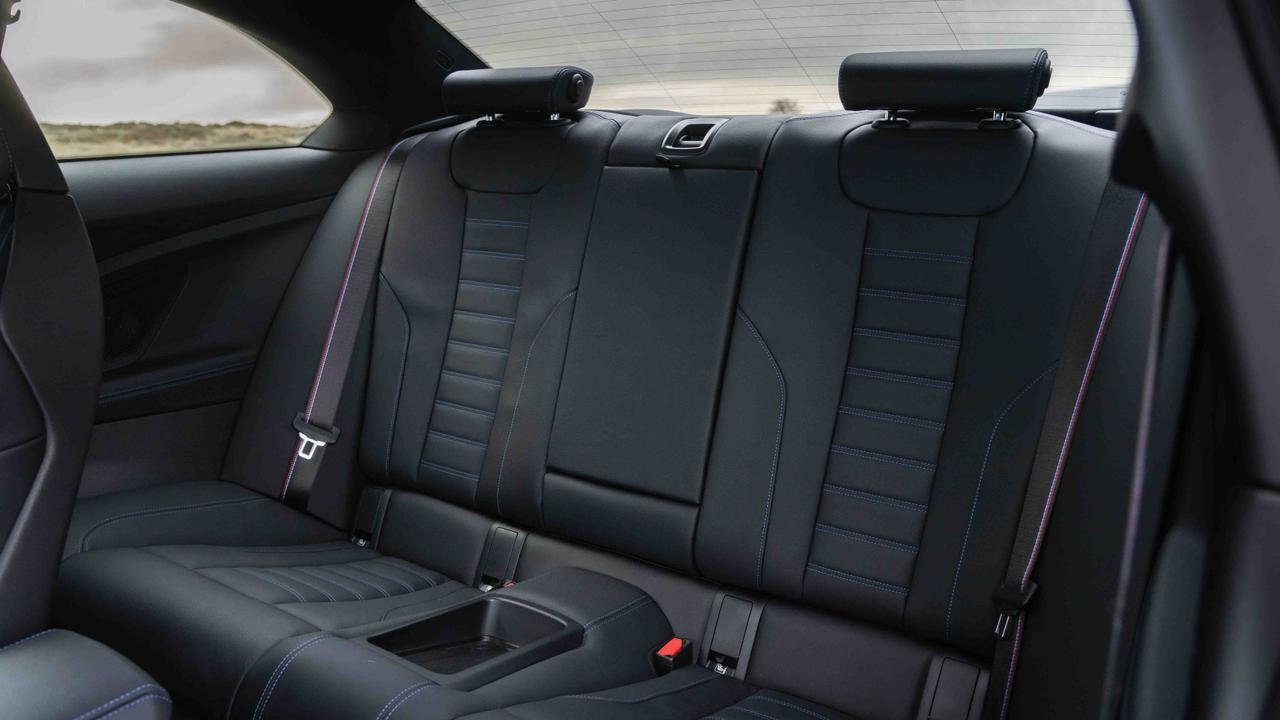 BMW M240i rear seats