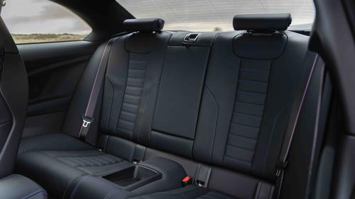 BMW M240i rear seats