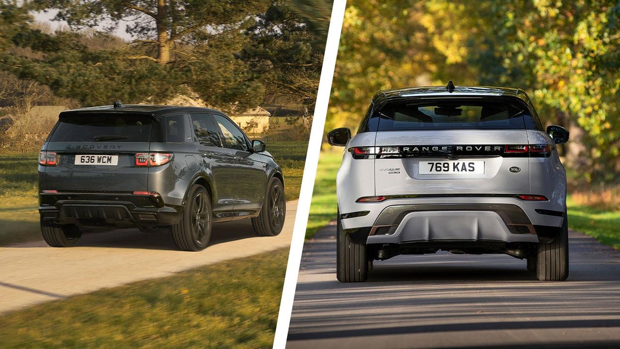 Land Rover Discovery Sport vs Range Rover Evoque rear