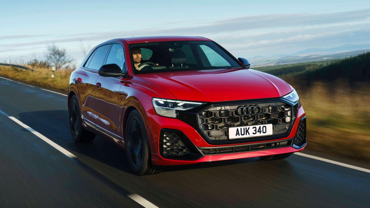 Audi Q8 driving