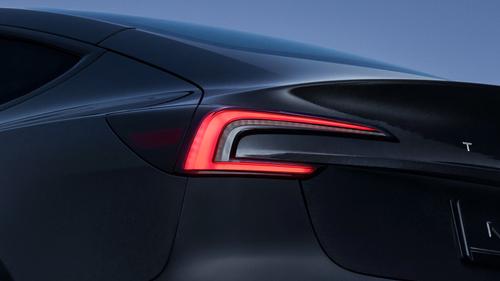 Tesla Model 3 brakelight detail