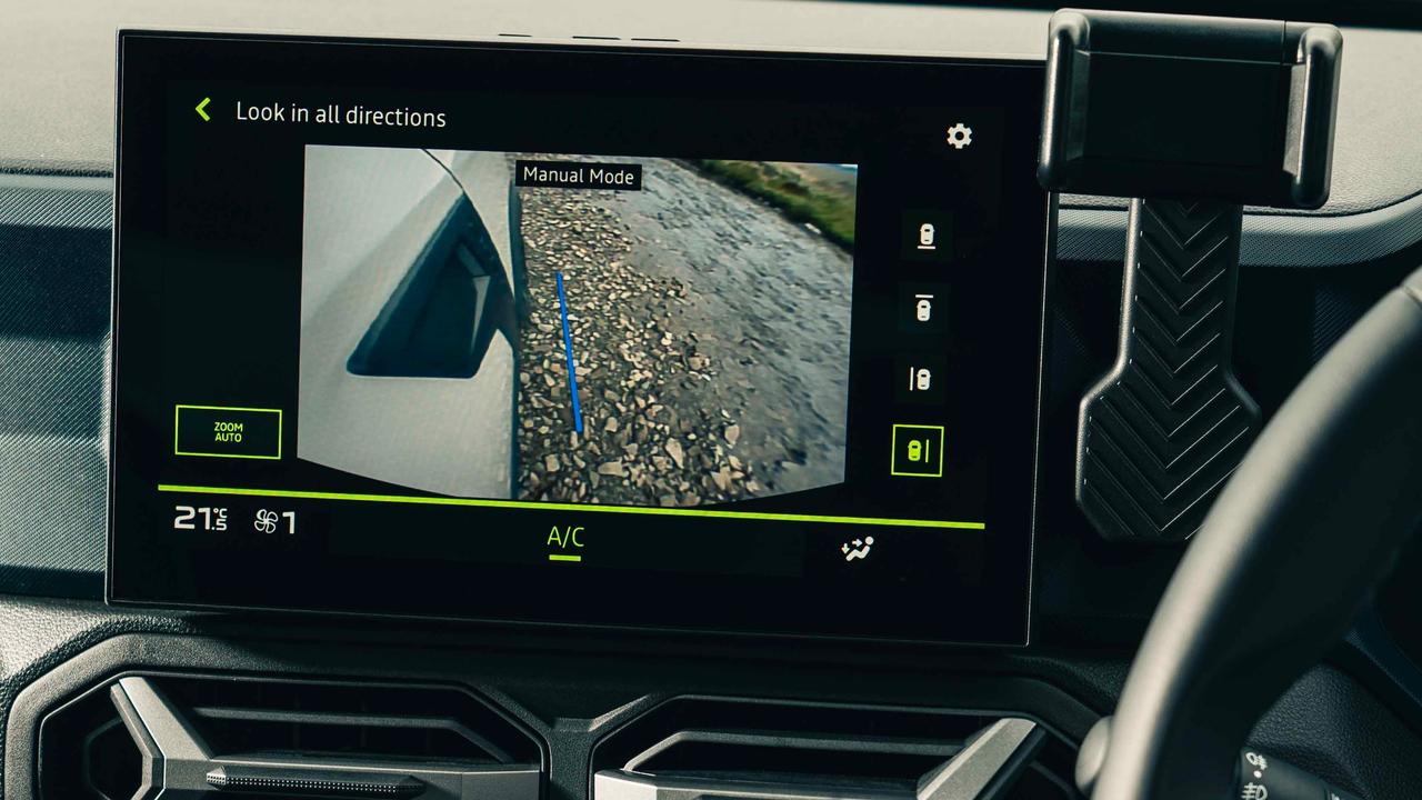 Dacia Duster camera view