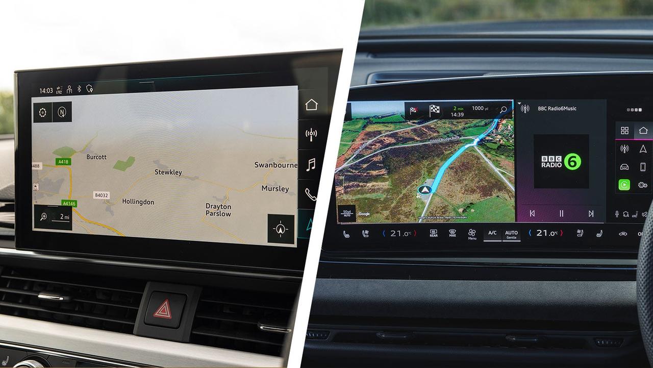 Audi A4 vs A5 touchscreen
