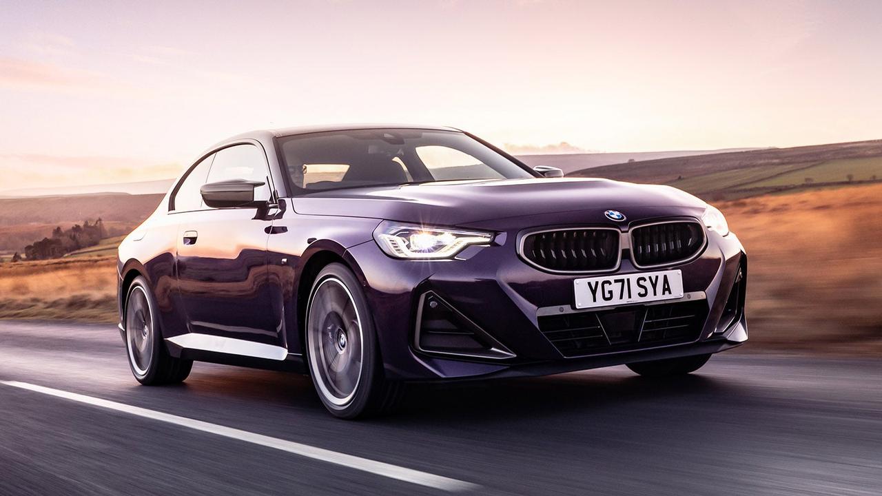 BMW 2 Series in purple