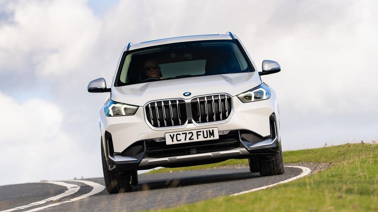 BMW X1 white, front