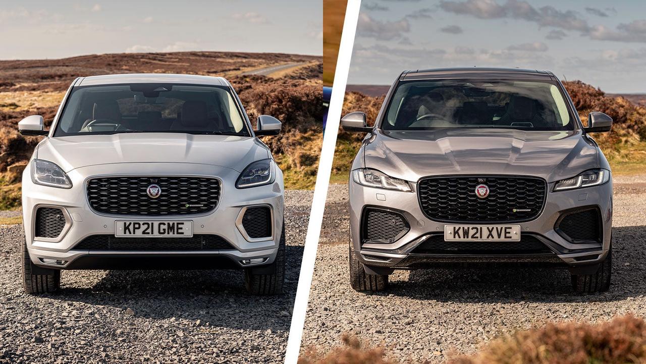 Jaguar E-Pace vs F-Pace front