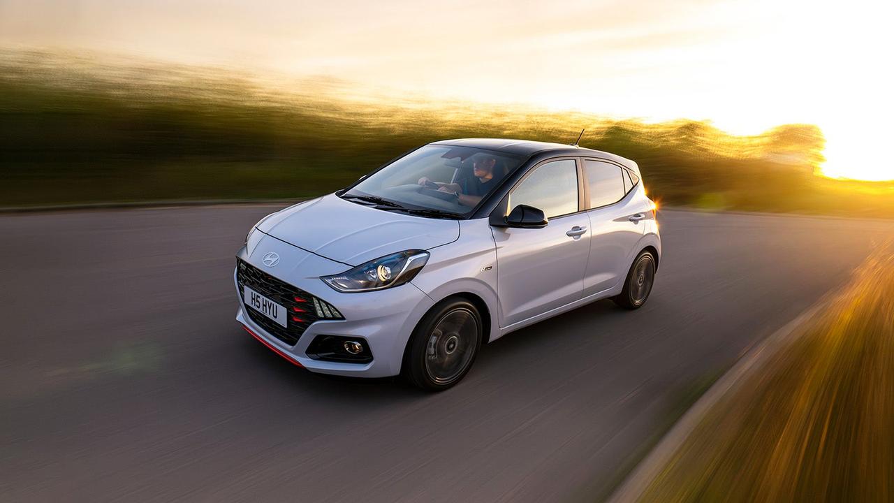 Hyundai i10 in grey