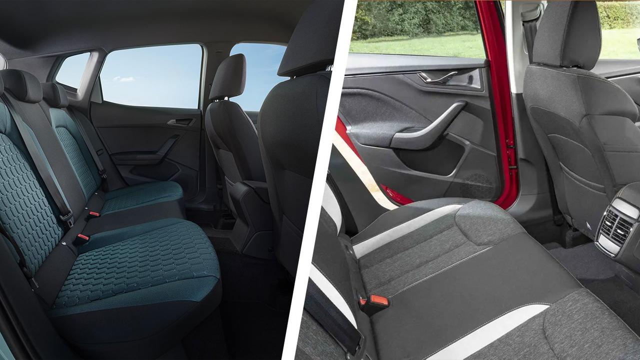 SEAT Arona vs Skoda Kamiq rear seats