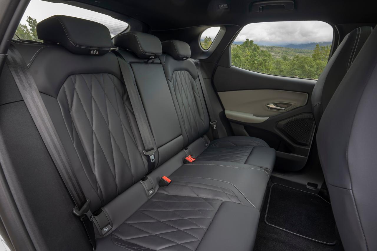 2025 Ford Capri blue interior rear seats