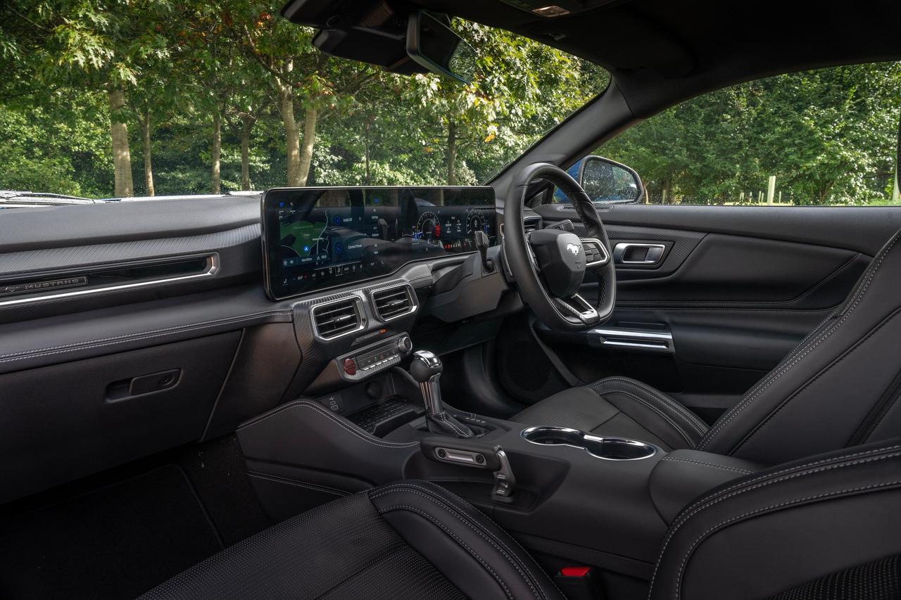 2025 Ford Mustang GT interior from passenger side