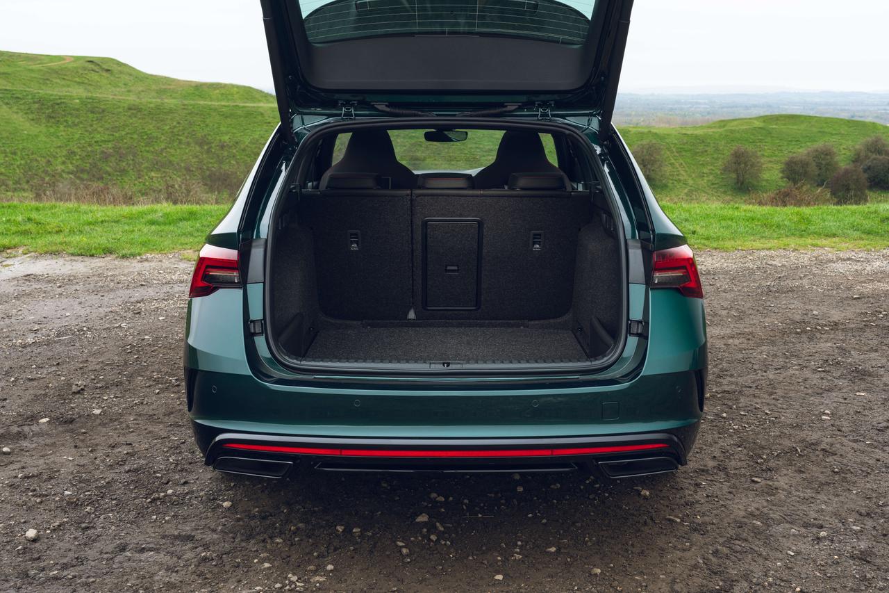 2025 Skoda Octavia vRS estate boot