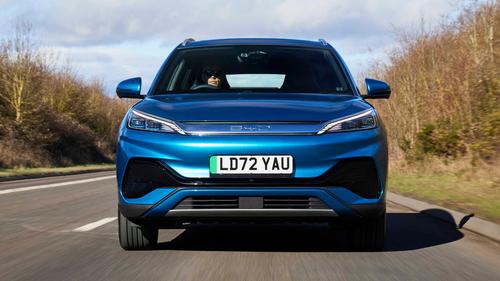 BYD Atto 3 driving front view