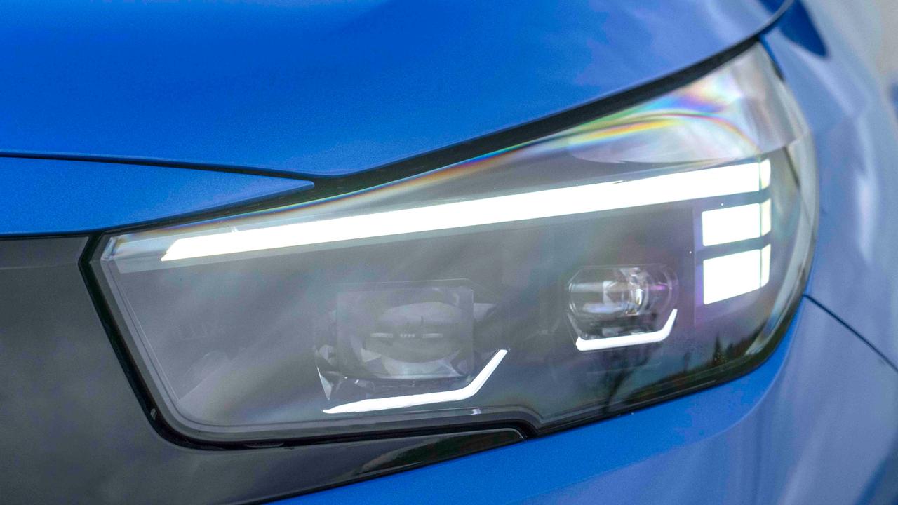 Vauxhall Corsa headlight