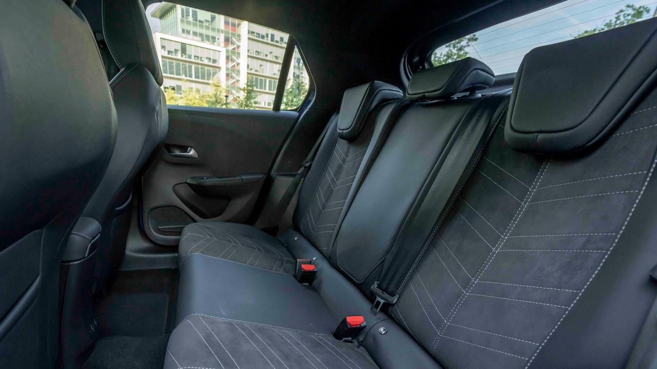 Vauxhall Corsa rear seats