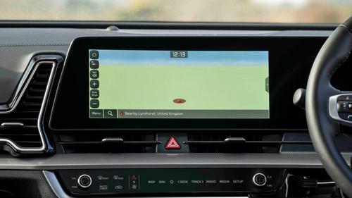 Kia Sportage sat nav screen
