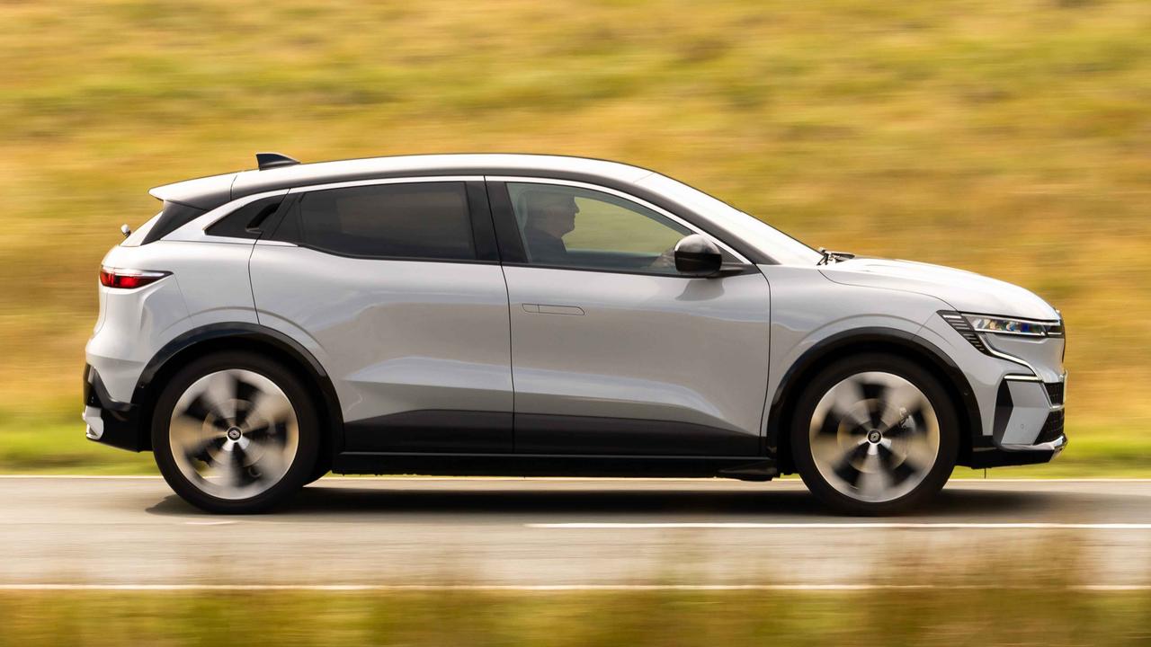 Renault Megane E-Tech driving side view