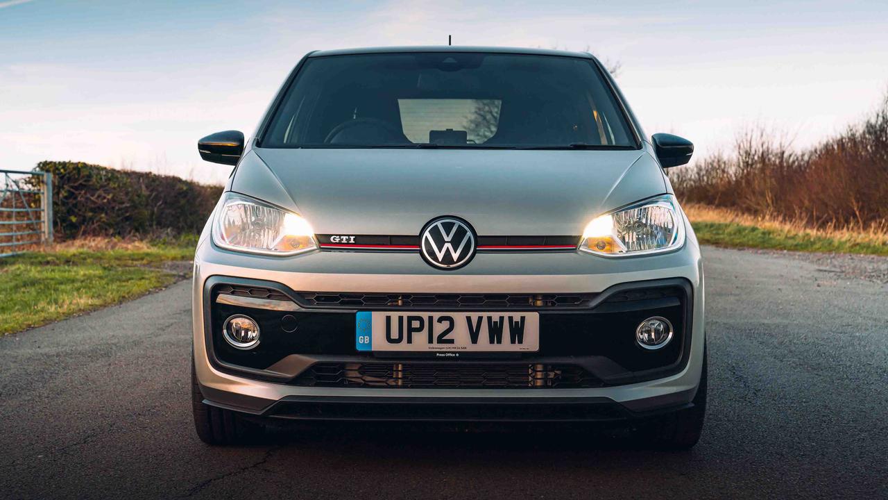 Volkswagen Up GTI driving front view