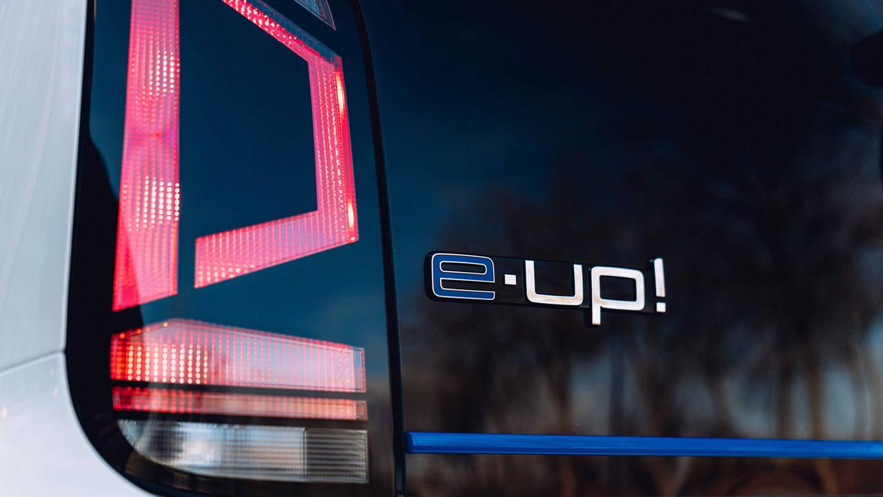 Volkswagen e-Up tailgate badge