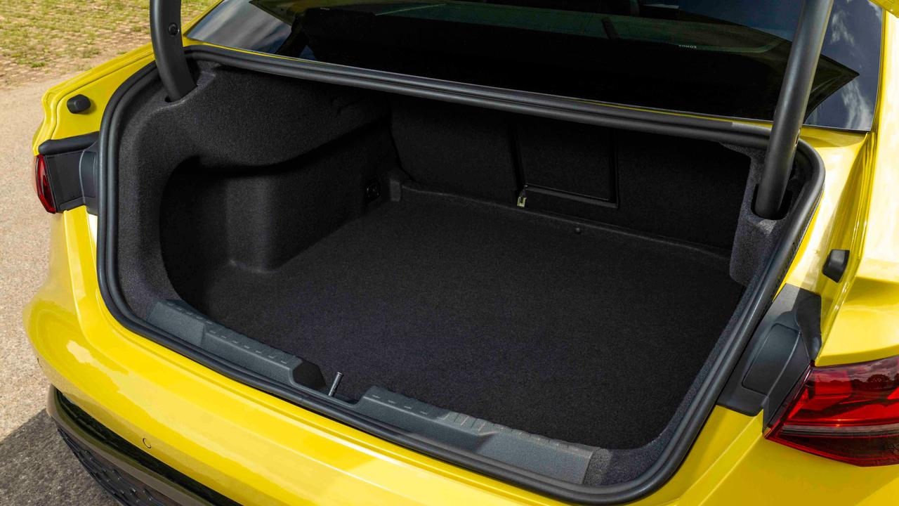 Audi A3 saloon boot
