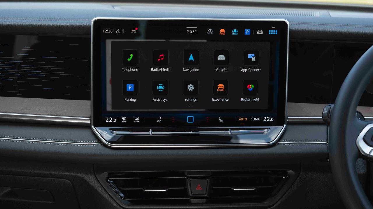 Volkswagen Tayron touchscreen