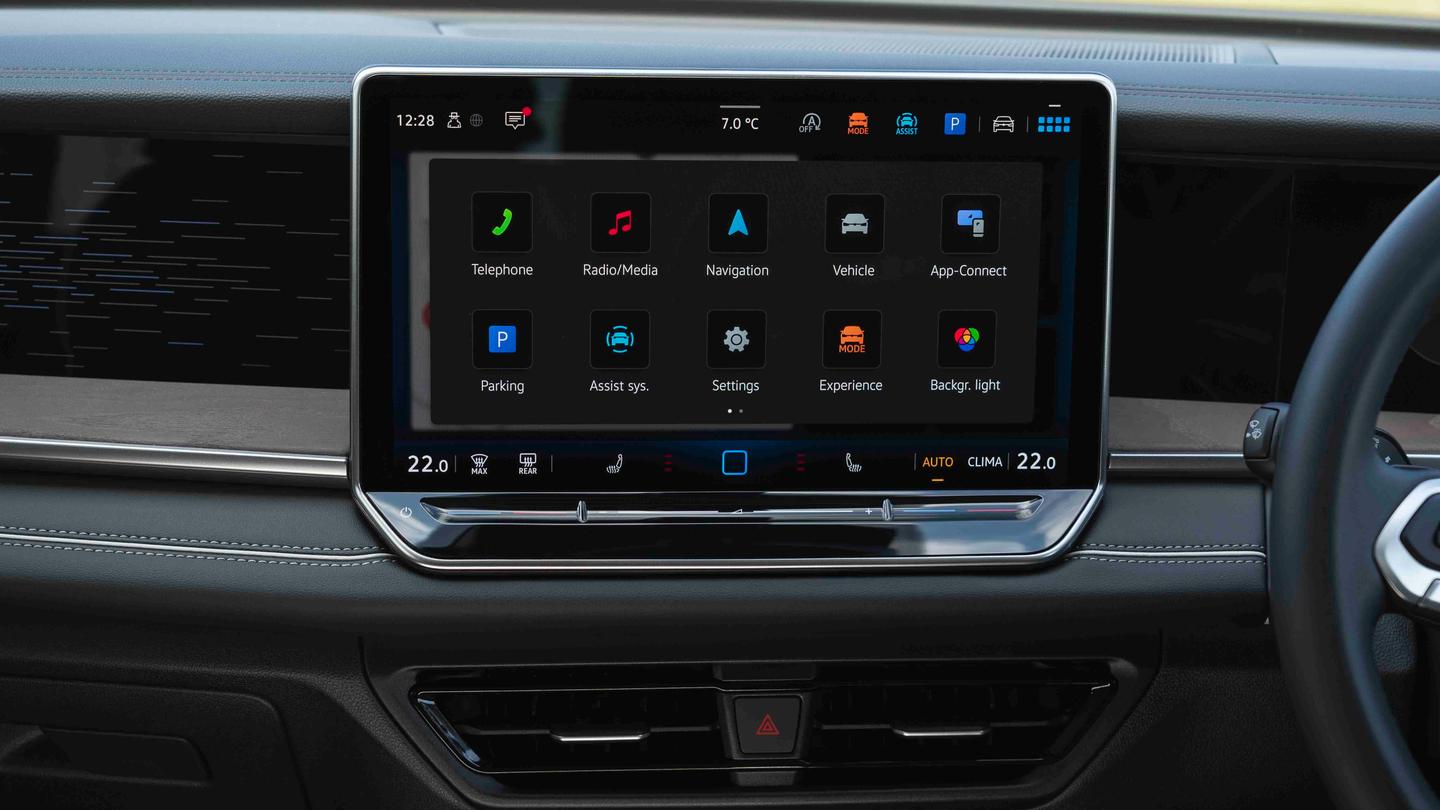 Volkswagen Tayron touchscreen