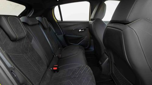 Peugeot 208 rear seats