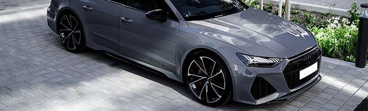 Grey Audi estate car