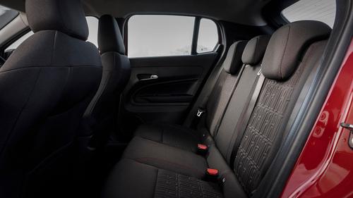 Fiat 600e rear seats