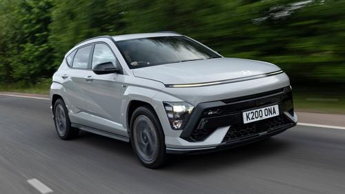 Hyundai Kona driving