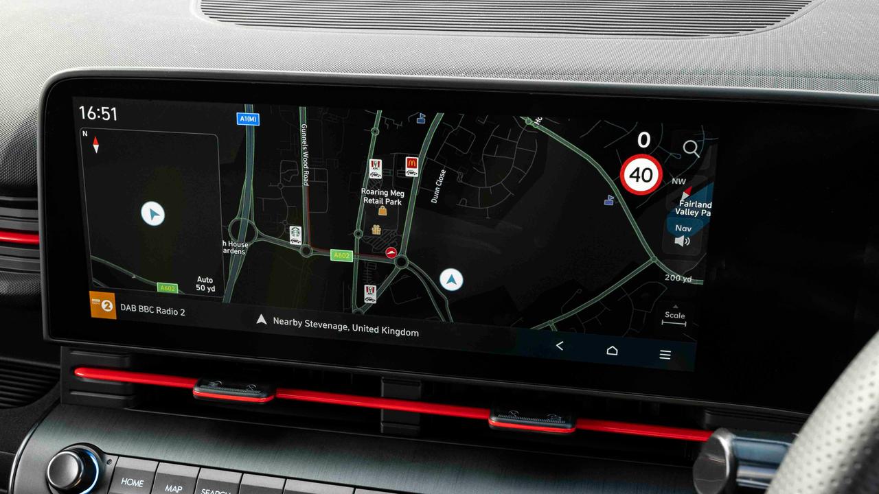 Hyundai Kona touchscreen