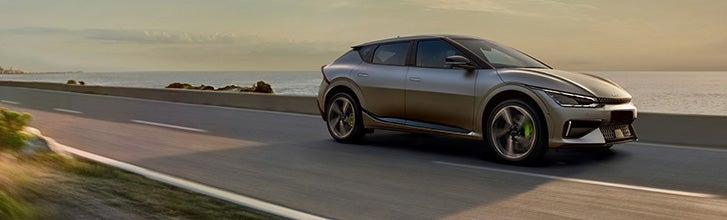 Kia EV6 driving