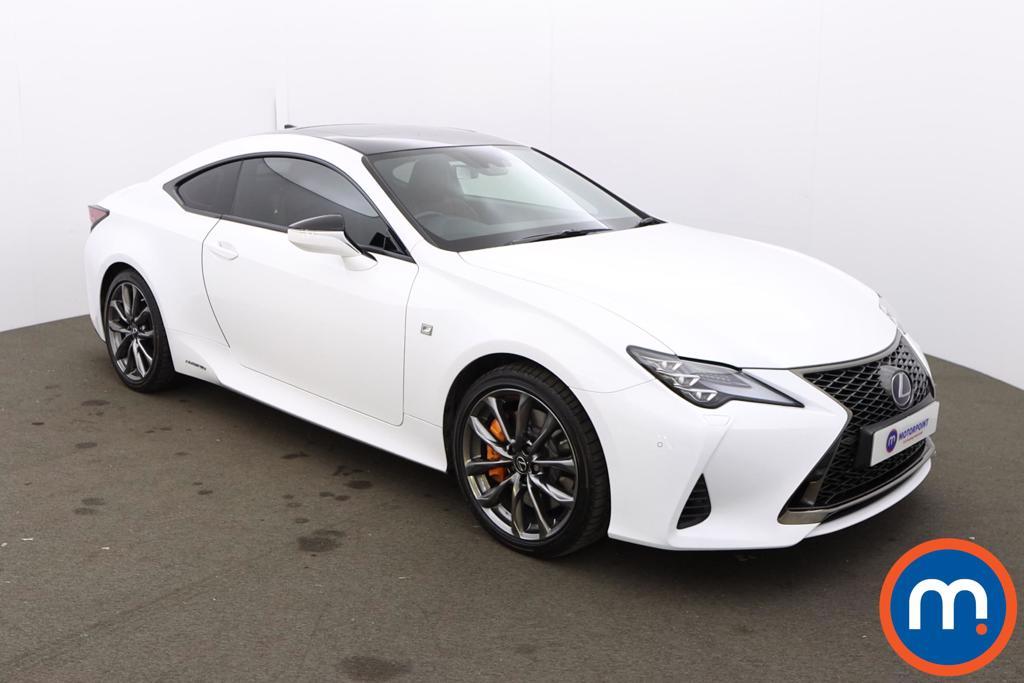 Lexus RC F-Sport Automatic Petrol-Electric Hybrid Coupe - Stock Number (1268281) - Passenger side front corner